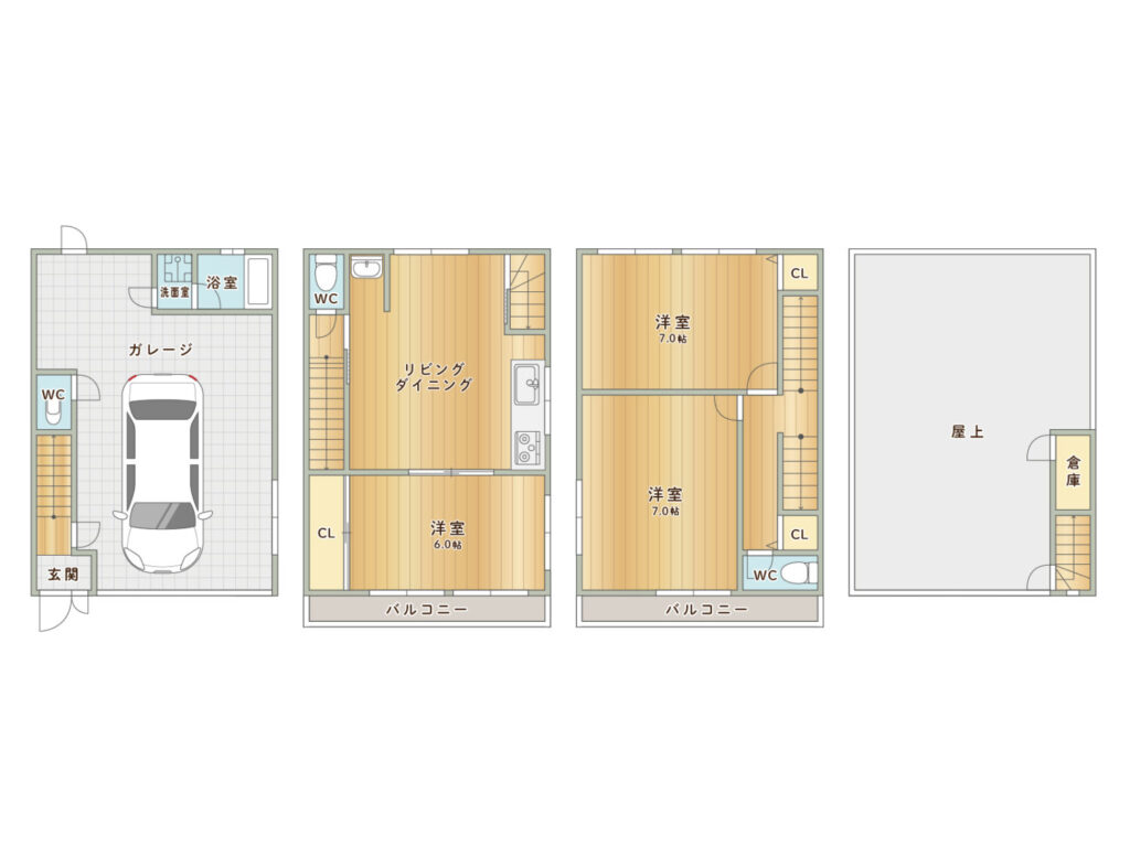 大阪市生野区桃谷5丁目 中古戸建